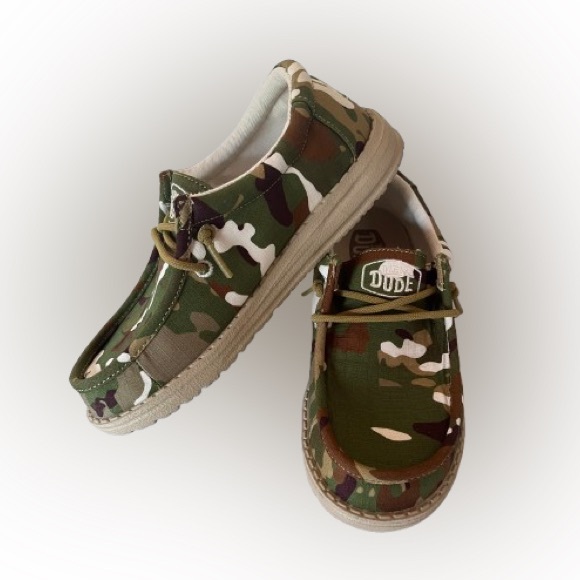 Kids Hey Dudes Camo Wally - Picture 6 of 8